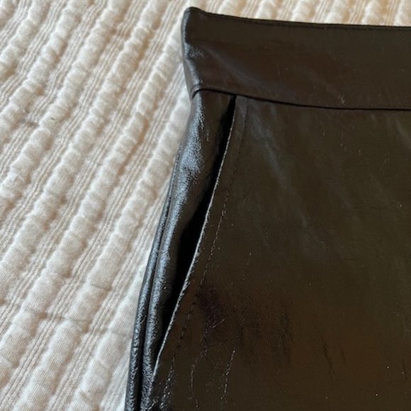 Marella Faux Leather Coated Pencil Skirt - 6 - Picture 8 of 15